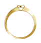 Preview: Gelbgold Brillantsolitär Ring EH002625-g