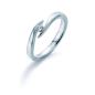 Preview: Verlobungsring in Silber mit Brillant