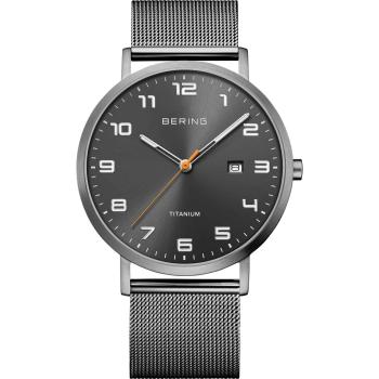 .Bering Titanium Herrenuhr 18640-377