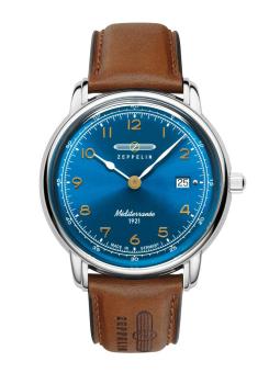 Zeppelin Herrenuhr 100Jahre Méditerranée Ref.96403