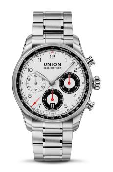 Union Glashütte Herrenuhr D009.227.11.012.00 mit weißem Zifferblatt