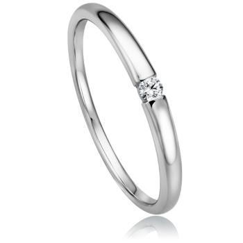 Brillantsolitär Weißgoldring TV000027W-1