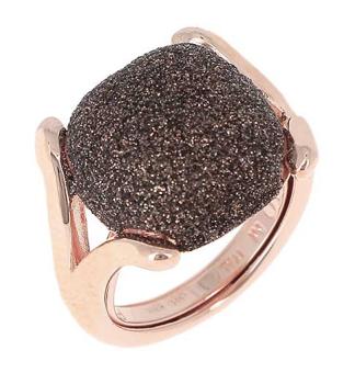 Pesavento Ring Silber rotvergoldet mit Polvere