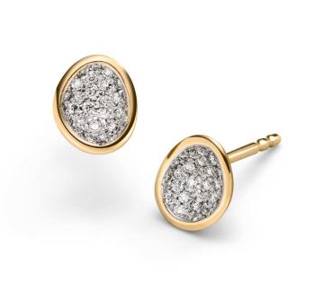 Ohrschmuck Schmuckwerk Kristall XO116G in 750 Gelbgold