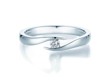 Brillantring 430719 in Silber