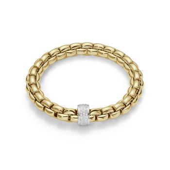 Goldarmband Fope 604B PAVE
