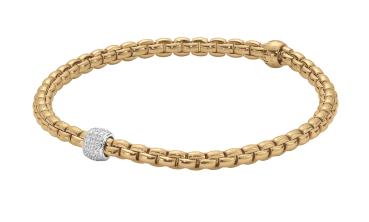 Armband Weißgold Fope 733B PAVEM-G