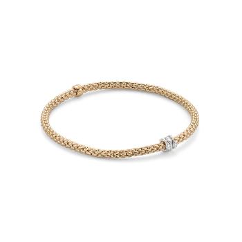 Flexibles Fope Goldarmband 743B BBRM