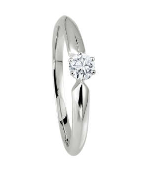Brillantsolitär Ring EH002296-W in 585 Weißgold