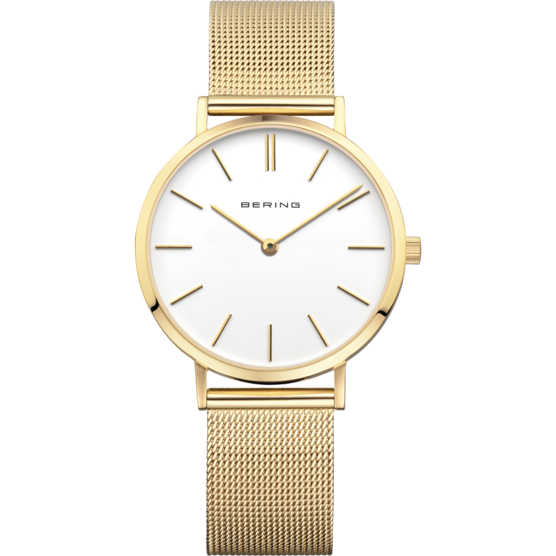Bering Damenuhr vergoldet Classic 14134-33