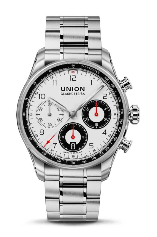 Union Glashütte Herrenuhr D009.227.11.012.00 mit weißem Zifferblatt