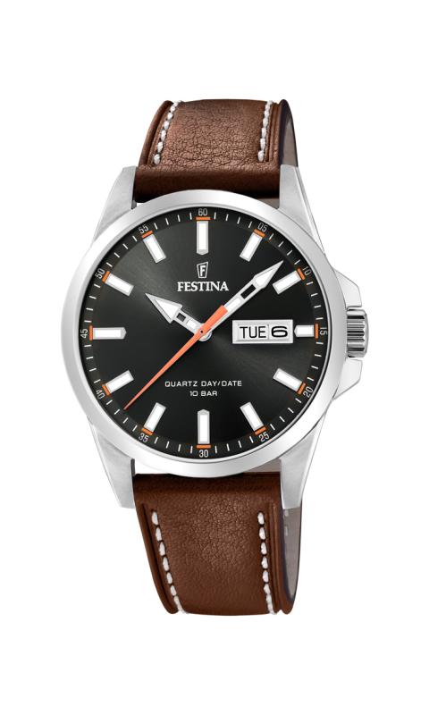 Festina Herrenuhr mit Lederband