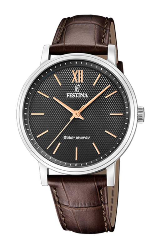 Festina Herrenuhr mit Lederband