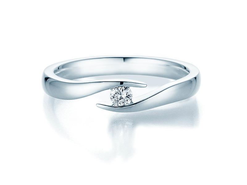 Brillantring 430719 in Silber