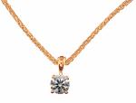 Brillant Collier in Rosegold